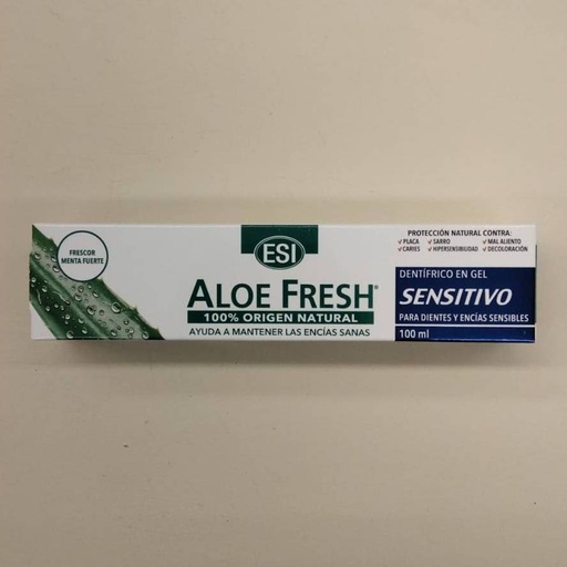[8008843134243] Pasta de Dents Sensitiu 100ML - Aloe Fresh