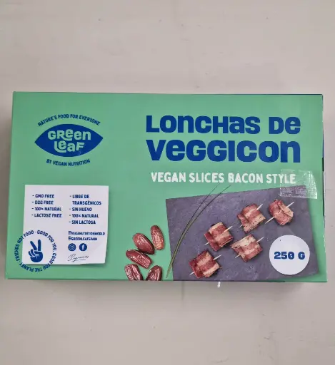 [8280919989012] Talls de Bacó Vegà 250g - Green Leaf