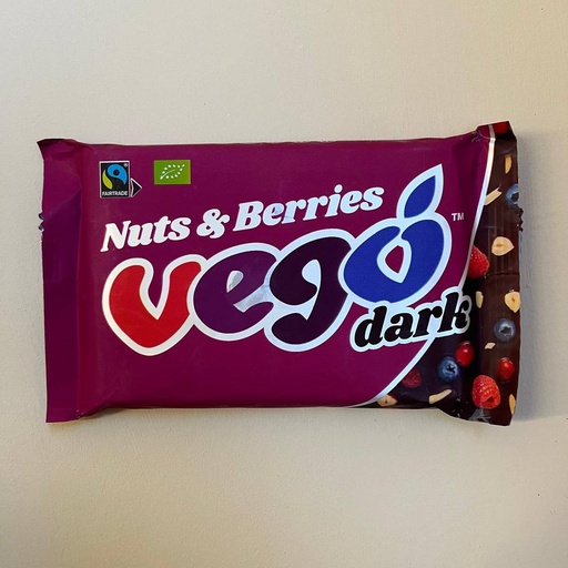 [4260334140308] Tauleta de Xocolata amb Fruits Secs i Vermells 85g - Vego