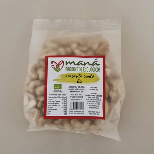 [8437016740392] Anacard Eco Cru 200g - Maná