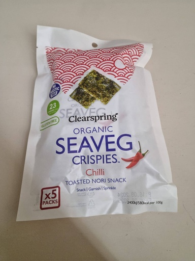 [5021554005339] Snack Alga Nori Chili Multipack 20g - Clearspring