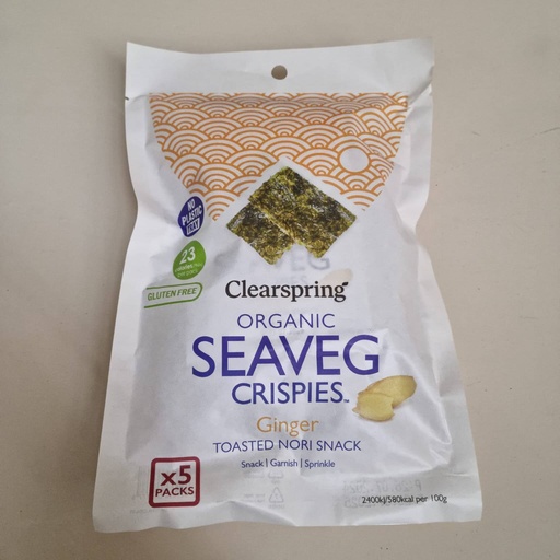 [5021554005377] Snack Alga Nori Gingebre Multipack 20g - Clearspring