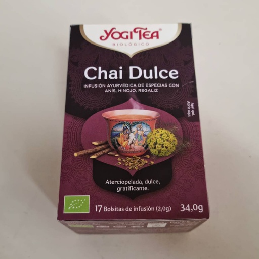 [4012824400696] Infusió Chai Dolç 17 Bossetes - Yogi Tea