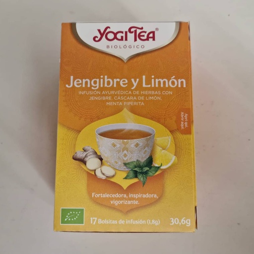 [4012824401334] Infusió Gingebre i Llimona 17 Bossetes - Yogi Tea