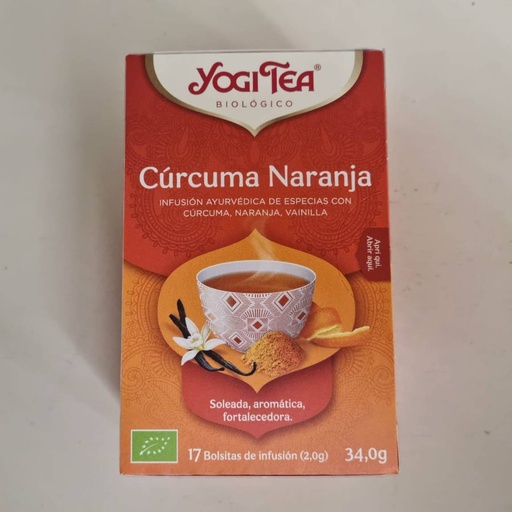 [4012824404519] Infusió Cúrcuma i Taronja 17 Bossetes - Yogi Tea