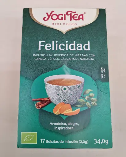 [4012824401495] Infusió Felicitat 17 Bossetes - Yogi Tea