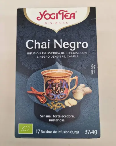 [4012824400641] Infusió Chai Negre 17 Bossetes - Yogi Tea