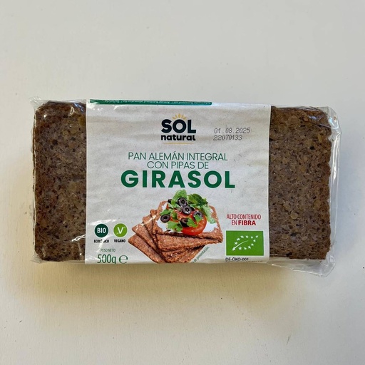 [8435037820055] Pa Alemany amb Llavors de Gira-sol 500g - Sol Natural
