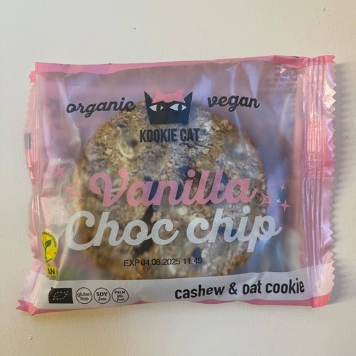 [3800232730518] Galetes Vainilla i Choc Chip 50g - Kookie Cat