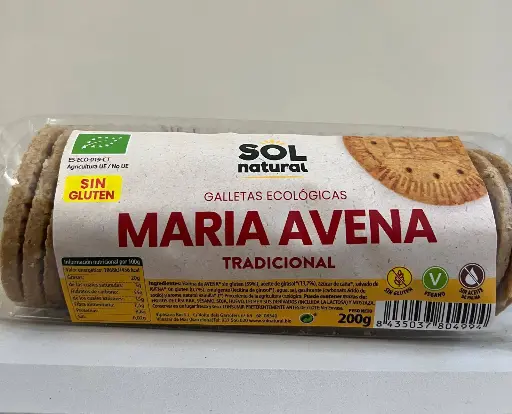 [8435037804994] Galetes Maria Civada 200g - Sol Natural