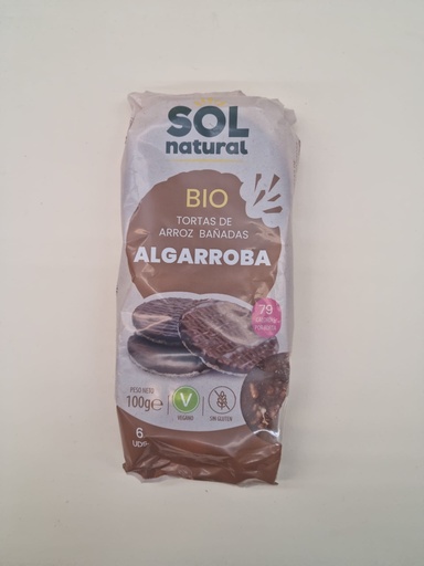 [8435037845010] Tortes d'Arròs amb Garrofa 100g - Sol Natural
