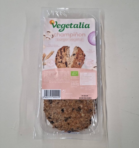 [8422791000229] Vegeburguer Xampinyons i Tofu 160g - Vegetalia