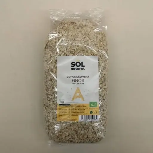 [8435037800668] Flocs Fins de Civada 1kg - Sol Natural