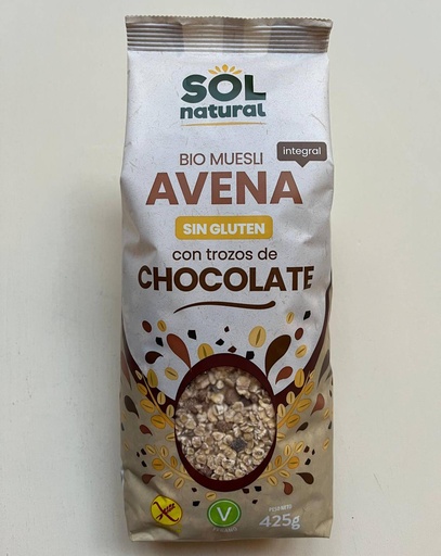 [8435037800545] Muesli de Civada i Xocolata 425g - Sol Natural