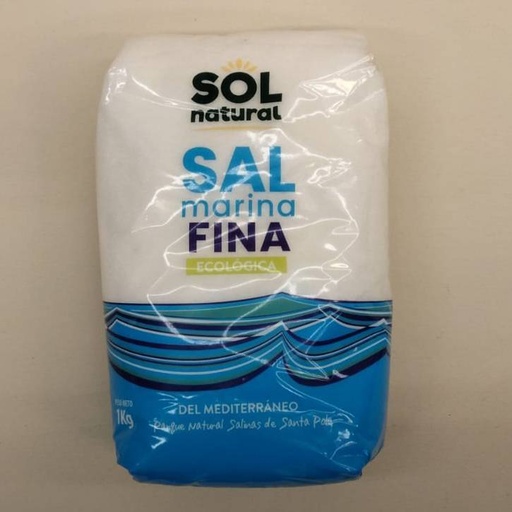 [8435037800330] Sal Fina del Mediterrani 1kg - Sol Natural