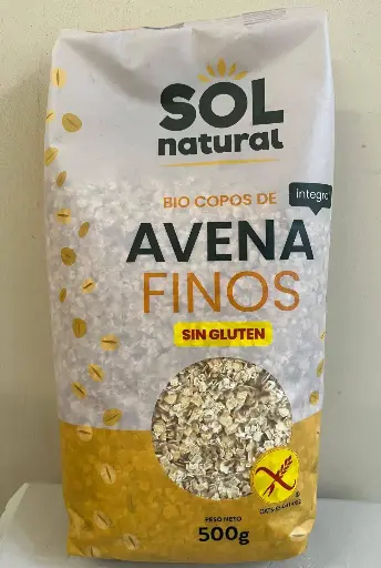 [8435037800521] Flocs Fins de Civada 500g - Sol Natural