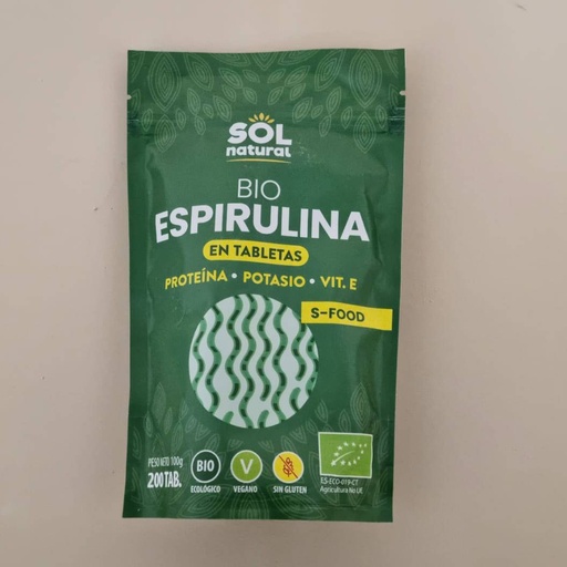 [8435037817956] Espirulina en Tauletes 100g - Sol Natural