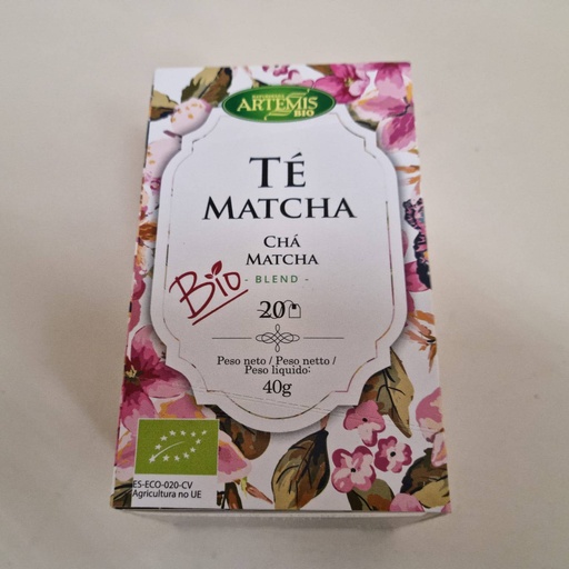 [8428201311077] Te Matcha 20 Bossetes - Artemis