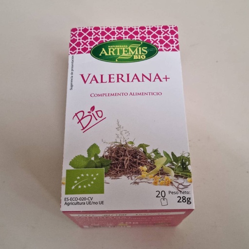 [8428201310766] Infusió Valeriana+ 20 Bossetes - Artemis