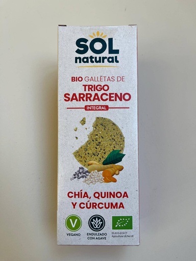 [8435037806639] Galetes de Blat Sarraí Chia Quinoa i Curcuma 175g - Sol Natural