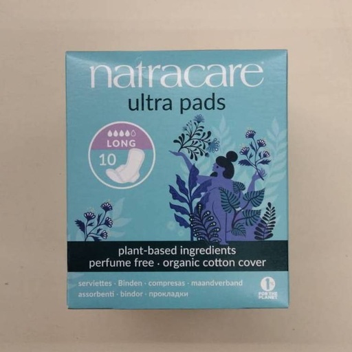 [782126003102] Compresa Extra Llarga amb Ales 10 u. - Natracare