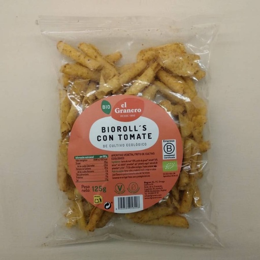 [8422584058208] Nachos Bioroll's amb Tomàquet 125g - El Granero