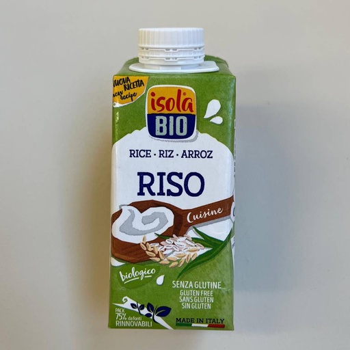 [8023678423102] Crema per Cuinar d'Arròs 200ml - Isola Bio
