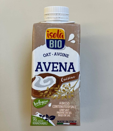 [8023678424154] Crema per Cuinar de Civada 200ml - Isola Bio