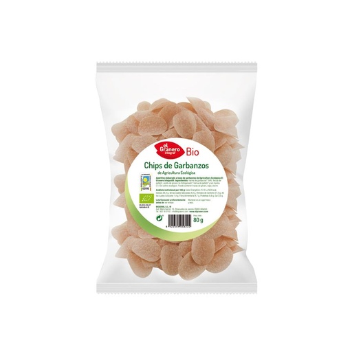 [8422584058222] Chips de Cigrons Bio 80g - El Granero