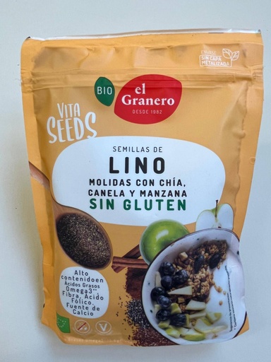 [8422584091212] Llavors de Chia Molida 200g - Vita Seeds (El Granero)