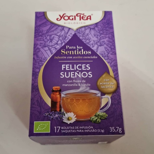 [4012824405691] Infusió Felices Sueños 17 Bossetes - Yogi Tea