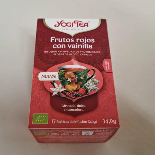 [4012824406315] Infusió Fruits Vermells i Vainilla 17 Bossetes - Yogi Tea