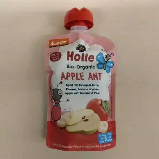 [7640161877238] Smoothie Poma, Plàtan i Pera 100g - Holle