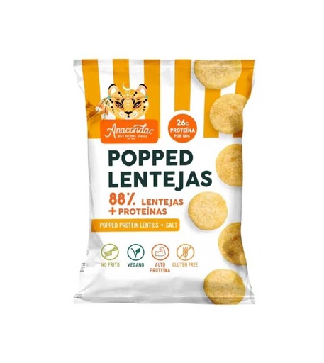 [8437017627050] Popped de Llenties 85g - Anaconda
